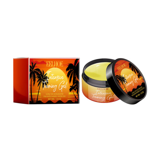 EELHOE Darkening Care Gel Summer Beach Sunburn Quickly Tan Bronze Natural Refreshing Moisturizing