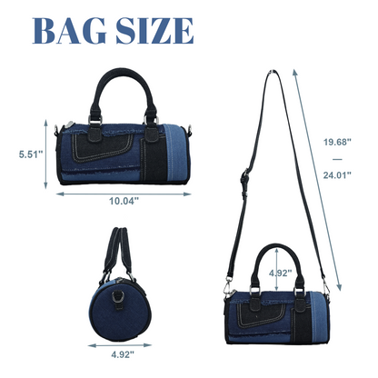 USA Warehouse Custom Large Women's Tote Bag Handbags Fast Delivery Sublimation Tote Denim Bag Handbags for Women