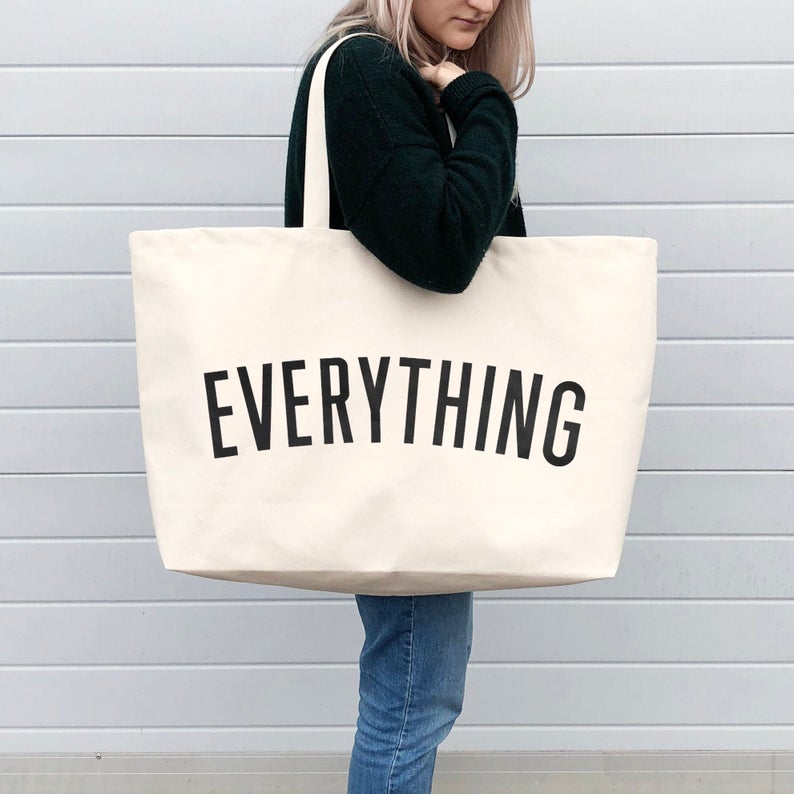 In Stock Large Capacity Personalized Factory Wholesale Cheaper Organic Canvas Cotton Tote Shopping Bag