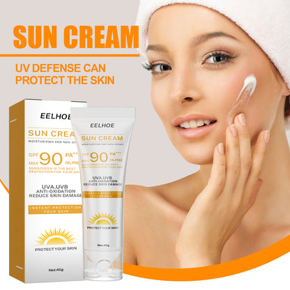 EELHOE Isolation Protective Cream Moisturizing Face Body Skin Protection Non-Fake White Summer Refreshing Non-Greasy