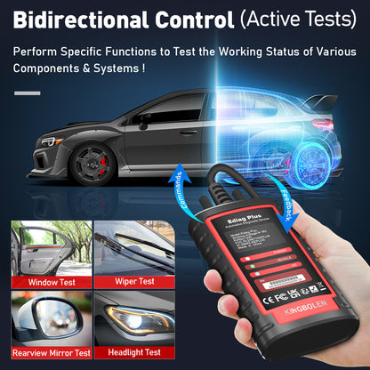 KINGBOLEN Ediag Plus CANFD Protocol ALL System ECU Coding Active Test 16 Reset Car OBD2 Scanner Car Diagnostic Tool Pk THINKDIAG