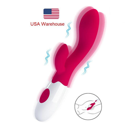 Free Shipping Silicone G-Spot Heating Red Rose Vibrator for Women Waterproof Female Vagina Clitoris Massager Sex Toys for Women%