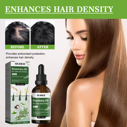 OUHOE Hair Care Rosemary Oil Anti-Hair Loss Nourishing Strengthening Hair Care Oil