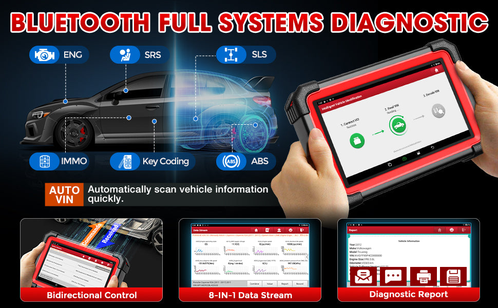 2025 Hot Launch Original CRP919E BT OBD2 Code Reader Automotive Diagnoastic Machine With CANFD DOIP 31 Resets for Europe