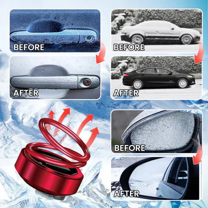 Homonth Portable Dynamic Molecular Heater Car Window Snow Ice Fog Removal Convenient Heater