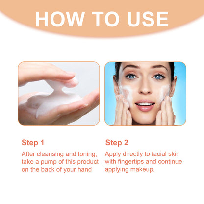 EELHOE Pre-Makeup Mousse Toner Hydrating Moisturizing Facial Toner Firming Softening Skincare Foam Mousse