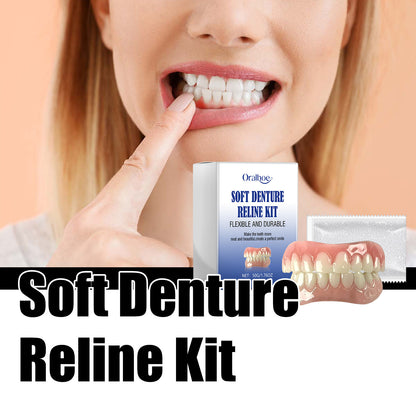 Oralhoe Dental Veneers Denture Covers Orthodontic Teeth Gap Filler Braces Dental Correction Denture Kit