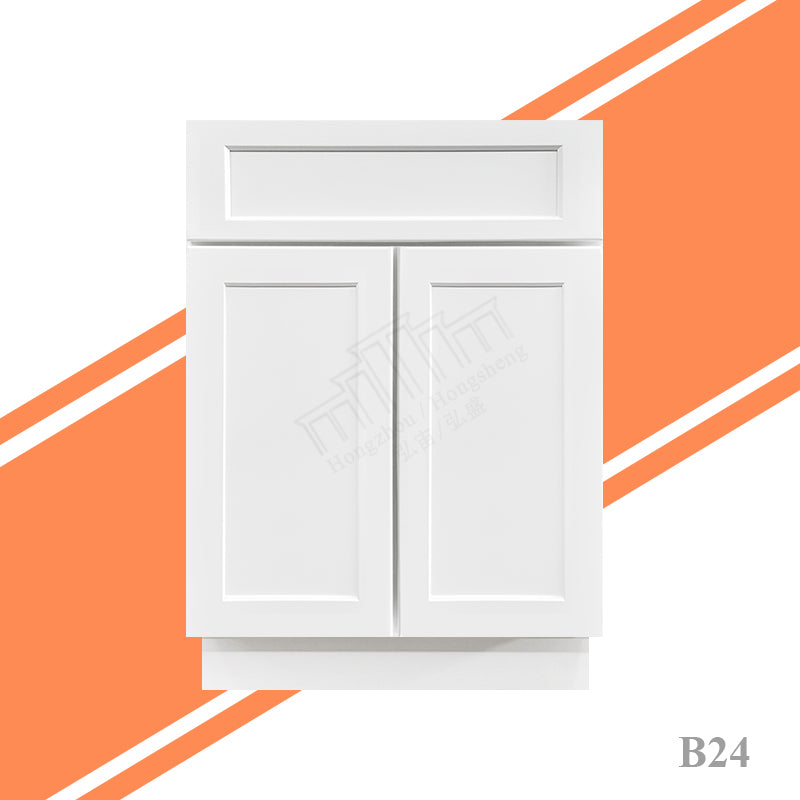 America Free Shipping in Stock RTA Cabinets for Home Improvement B24-B30 Wooden Upgrading Kitchen Cabinets Ready to Assemble