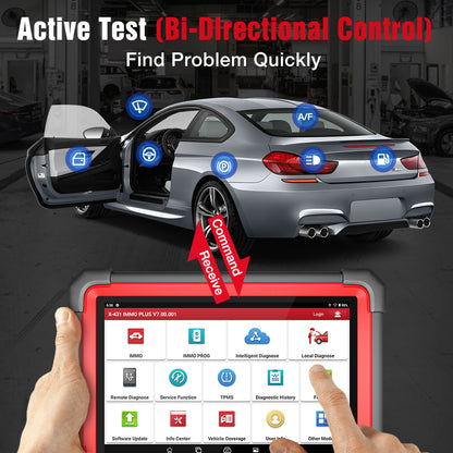 LAUNCH X431 IMMO Elite OBD2 Scanner Automotive Scanner IMMO Programming Diagnostic Tool All-in-One Anti-theft Matching Tool