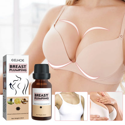 EELHOE Breast Massage Oil Breast Gentle Moisturizing Care Full and Firm Chest Plumping Massage Care