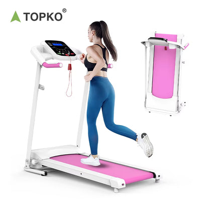 TOPKO in STOCK US WAREHOUSE Folding Treadmill for Small Apartment Electric Motorized Running Machine for Gym Home Treadmill