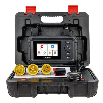 Launch CRP129 HD Heavy Duty Truck Scanner Full System Diesel Scan Tool With 7 Resets Professional for 24V Commercial Vehicles