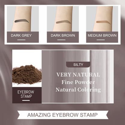 EELHOE Eyebrow Stencil for Drawing Eyebrows Lazy Eyebrow Filler Makeup Brow Powder Waterproof Hairline Powder