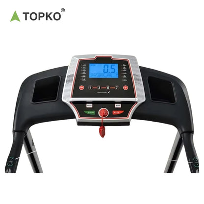 TOPKO in STOCK US WAREHOUSE Multi-functional LCD Display Folding Home Treadmill