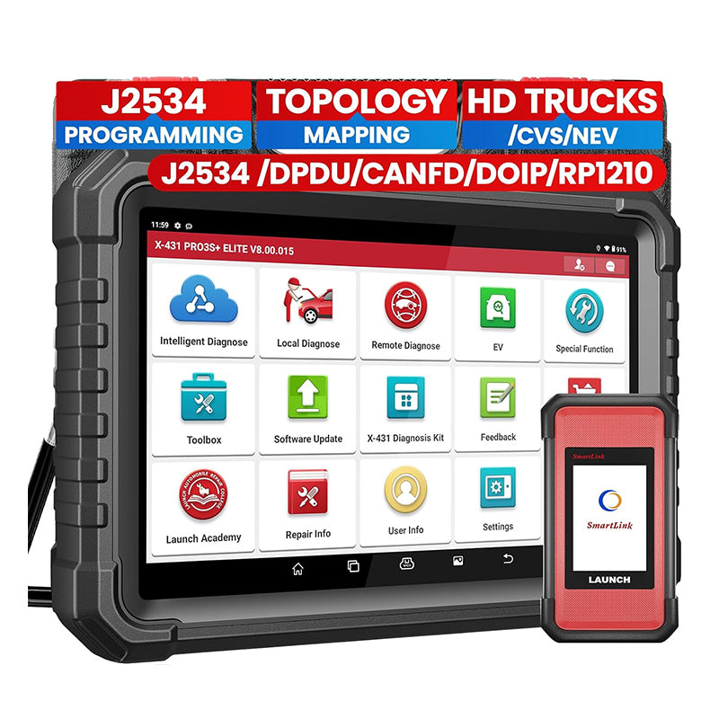 LAUNCH X431 PRO3 OBD2 Scanner 2025 New J2534 Programming Scan Tool ECU Online Coding Auto Machine With 2 Years Free