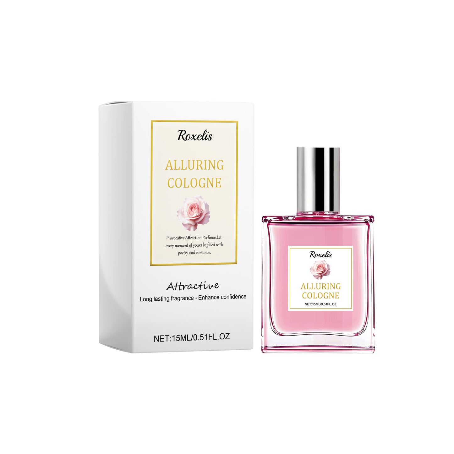 Pheromone Perfume Rose Fresh and Elegant Perfume Dating Atmosphere Gives off Charm Lasting Fragrance Perfume for Women