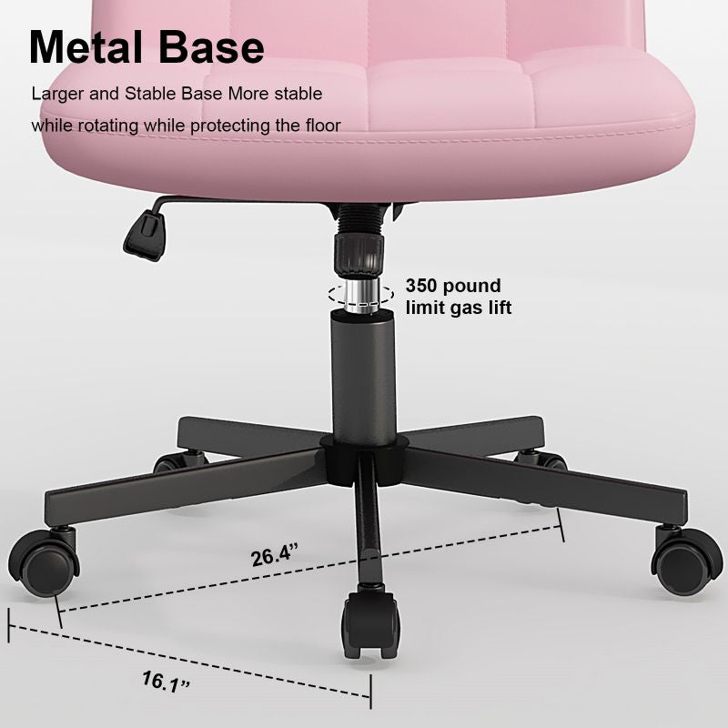 New Full-Back Tufted Gas Lift Office Chair with Rotating Feature for Home or Office for Living Room Dining and Bedroom Use