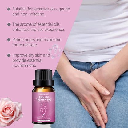 North Moon Postpartum Repair Moisturizing Essential Oil Postpartum Repair Women's External Genitals Tightening Maintenance Moisturizing Pink Massage Care Oil