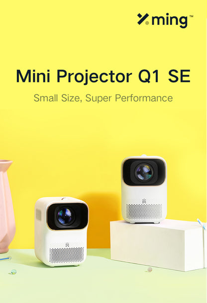 [Big Sale]Formovie Fengmi XMING Q1 SE Smart Mini Led Portable Projector Mini Projector 4k Supported 1080P Mini Projector