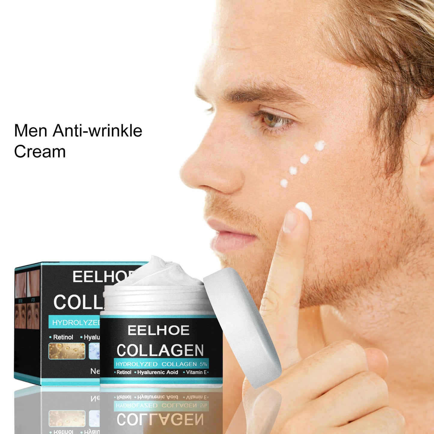 EELHOE Men's Cream Gentle Hydrating Moisturizing Facial Repair Firming Skin Hydrated Radiant Skin Care Cream