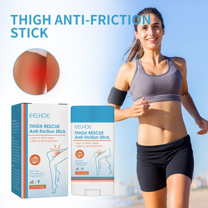 EELHOE Thigh Anti-Chafing Stick Waterproof Sweatproof Easy Apply Cream Legs Heels Underarms Skin Protective