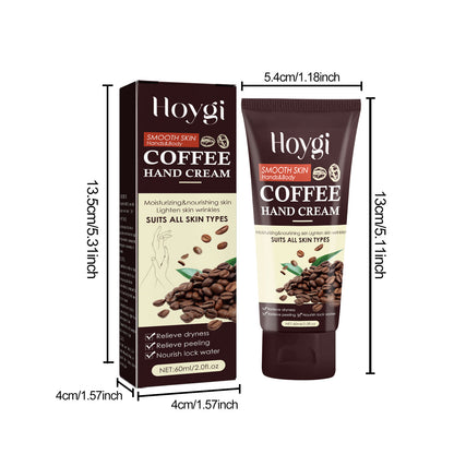 Hoygi Coffee Hand Cream Repair Hand and Body Skin Dead Skin Dryness Improve Roughness Smooth Skin