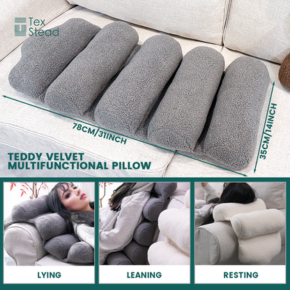 1 Pc Lumbar Support Pillow for Office Chair,Computer/Desk Chair/Couch,Back Support Pillow Adjustable,Breathable Mesh Cover