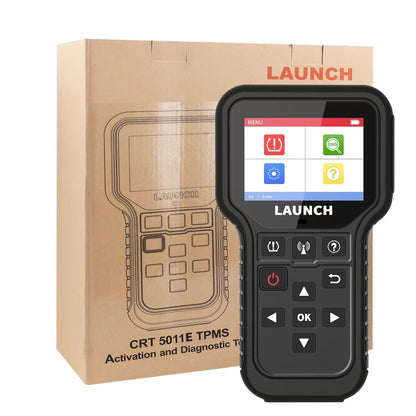 LAUNCH X431 CRT5011E TPMS Tire Pressure Diagnostic Tool Clear Tire DTCs Reset Activation Programing TPMS Sensors