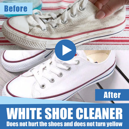 Jue-Fish White Shoes Cleaning Cream Powerful Stain Removal Cleaning Paste No-Wash Sports Canvas Shoes Cleaner Stain Remover