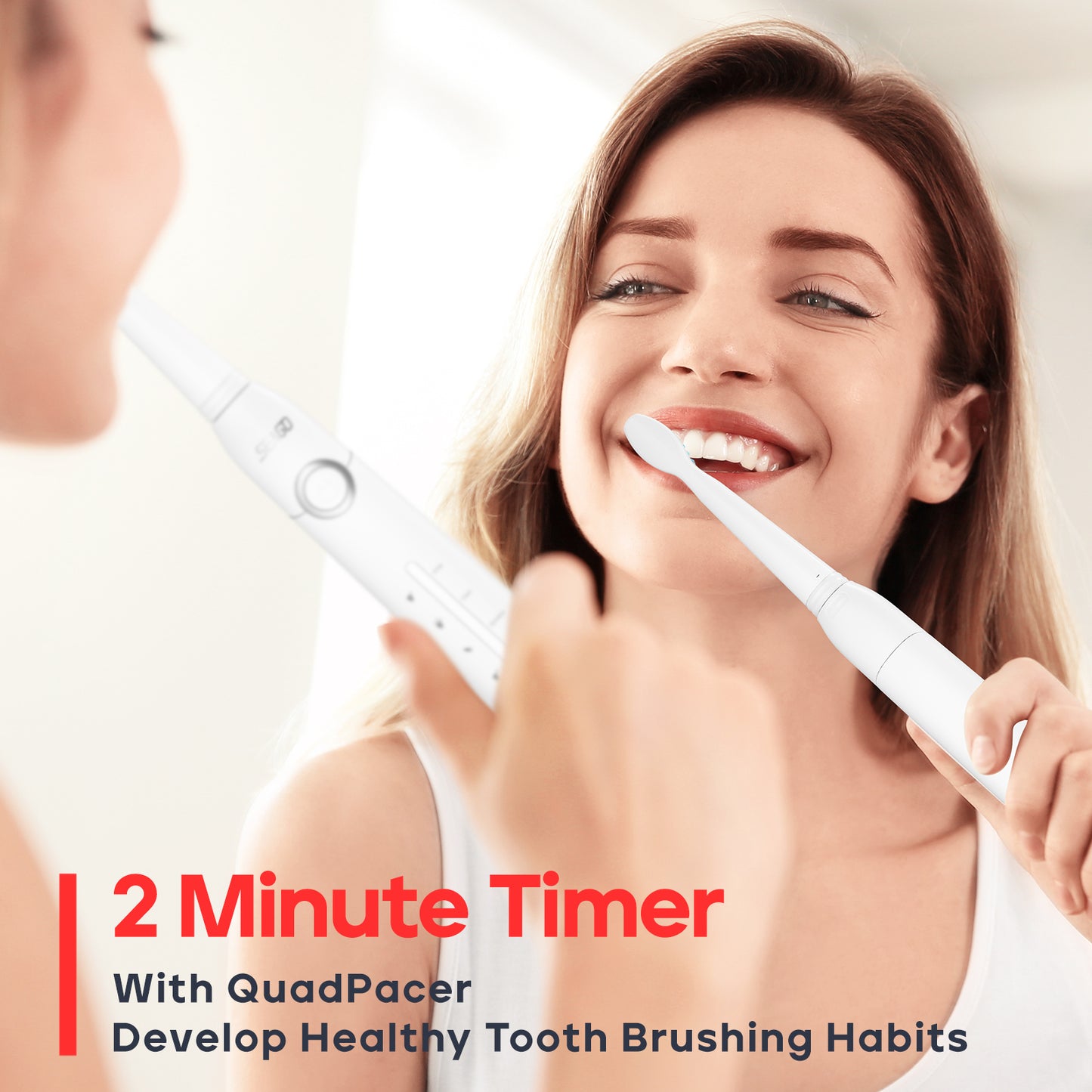 SEAGO SG958 Manufacturer 5 Modes Deep Clean Oral Care Smart 40000 VPM Rechargeable 4 Hours Fast Charge Sonic Electric Toothbrush