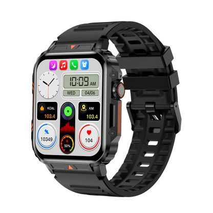 SENBONO L81 Outdoor Sports Square Smartwatch Answer Call Big Battery Fitness Tracker Waterproof Smartwatch Men for IOS Android