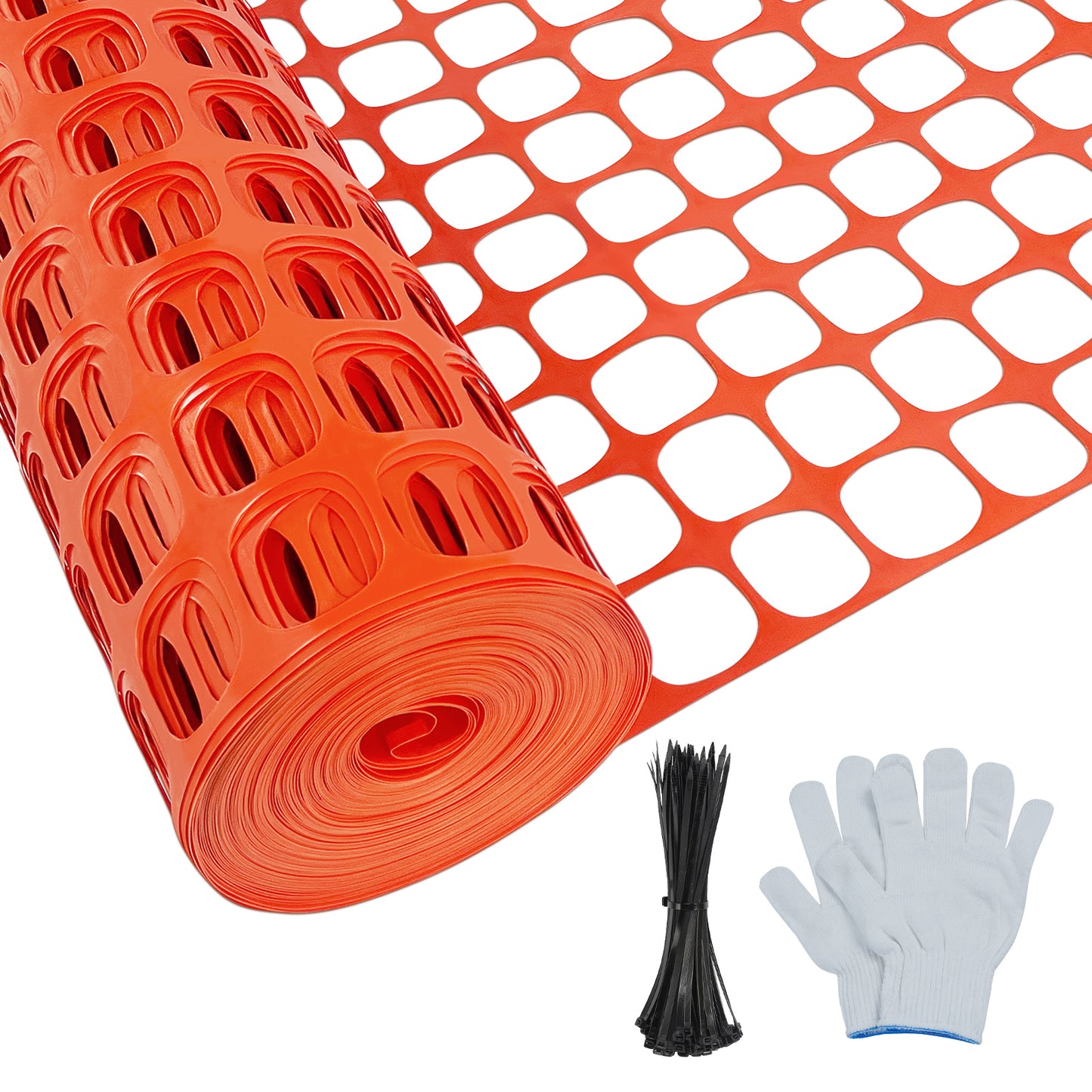 Orange Color Plastic Fence Easy Visible Construction Netting for Snow Fencing