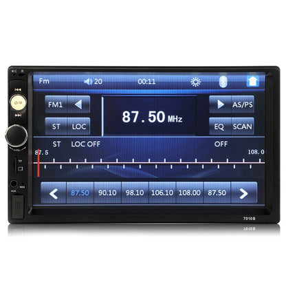 Car Stereo Radio HD 7" Touch Screen 12V 2 Din FM Radio ISO Power Cable Aux Input Receiver SD USB MP5 Autoradio Player