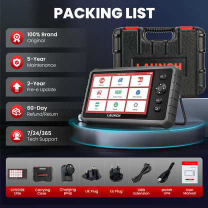 LAUNCH  CRP919E Lite Bi-Directional Scan Tool All System Automotive Diagnostic Machine Upgrade From CRP909E/909X