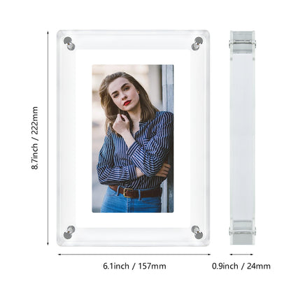 Wholesale OEM 5 Inch 4GB IPS Screen Video Acrylic Portaretratos Digitales Digital Photo Picture Wifi Frame Signage Racks