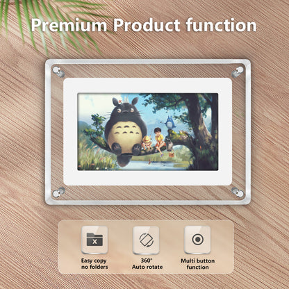 Wholesale OEM 5 Inch 4GB IPS Screen Video Acrylic Portaretratos Digitales Digital Photo Picture Wifi Frame Signage Racks