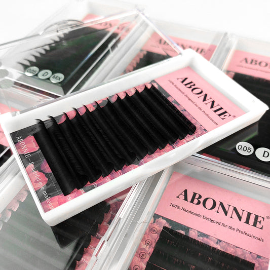 Abonnie Easy Fan Lashes Mega Volume Eyelash Extensions Self Fanning Lashes Volume Eyelash Extensions Cil 2 Boxed-packed