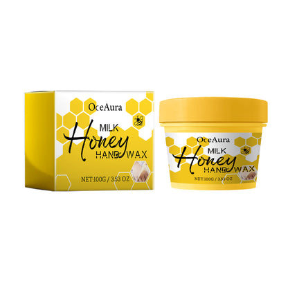 OceAura Milk Honey Peel-Off Hand Mask Moisturizing and Softening Skin, Relieves Dry Hands