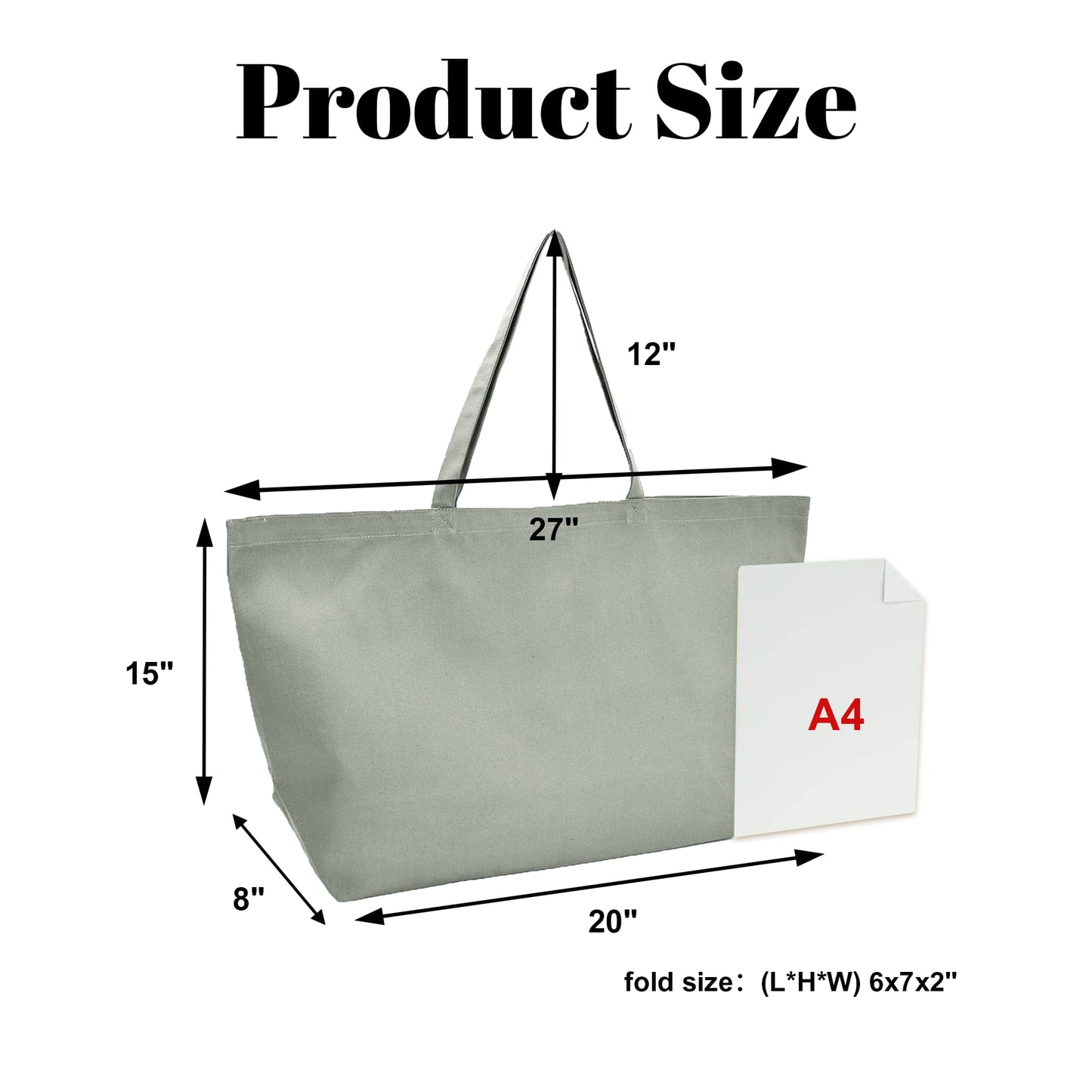 Eco Printed Reusable  Foldable Shopping Travel Extra-Wide Fabric Carry Tote Bag Grocery Shopping Canvas Market Bag