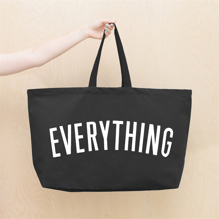 In Stock Large Capacity Personalized Factory Wholesale Cheaper Organic Canvas Cotton Tote Shopping Bag