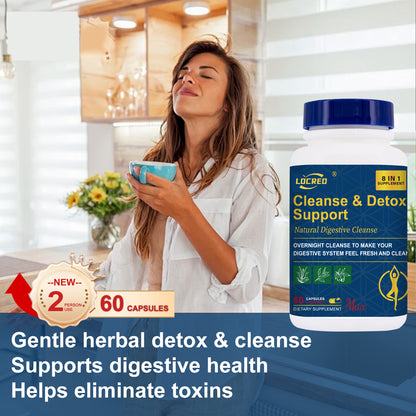 Cleanse & Detox Capsule With Senna Leaf Supports Digestive Health 60 Capsules