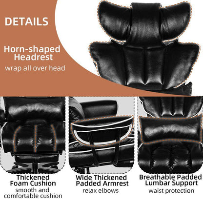 High Quality Custom Gaming Style Office Chair Ergonomic Boss Comfortable Thick Padded Foam Popular Asia Factory Promotion Sale