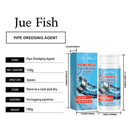 JUE FISH Pipe dredge agent Sink Drain Pipe Kitchen Toilet Pipe Quick Unclogging Cleaning Decontamination