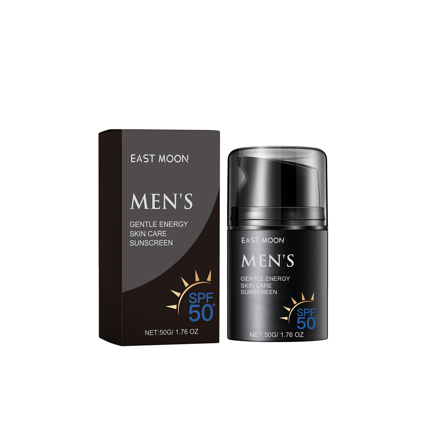 East Moon Men's Protective Cream Summer Outdoor UV Protection Moisturizing Gentle Refreshing Protective Cream