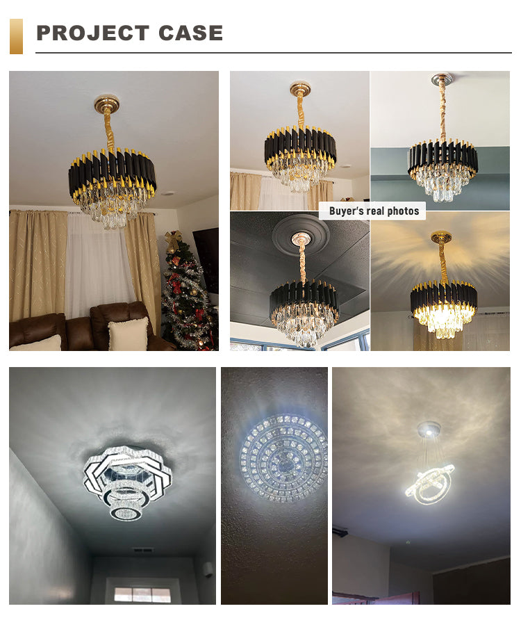 Modern Minimalist Mini LED Crystal Pendant Ceiling Decoration Clover Home Bedroom Corridor Ceiling Small Light