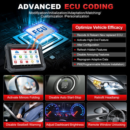 Launch X431 PRO3 ACE Elite CAN FD&DOIP Diagnostic Tool Machine for All Cars Online ECU Coding OBD2 Scanner With