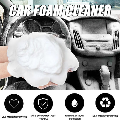 Rayhong Car Interior Foam Cleaner Waterless Stain Remover Foam Cleaner for Seats, Headliner, and Dashboard