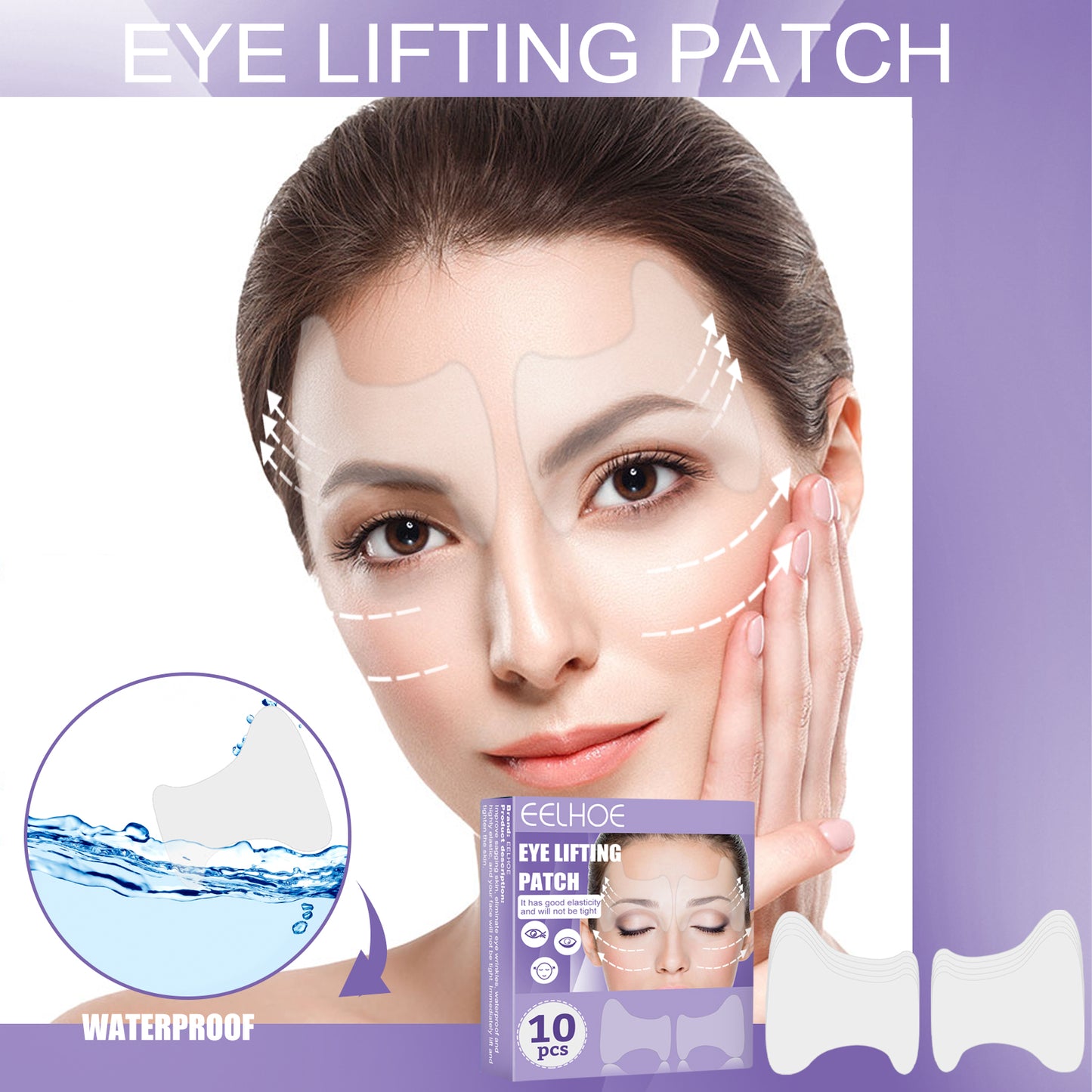 EELHOE Eye Lift Patch Collagen Eye Mask for Reducing Eye Circles, Fine Lines, and Eye Bags, Multi-Effect Firming and Lifting Eye Patch