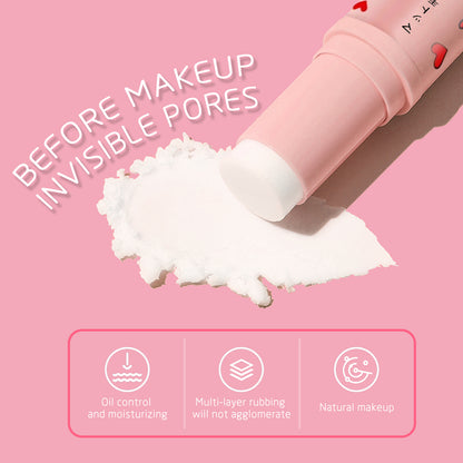 OUHOE Pore Concealing Stick Brightening Skin Tone Concealer Acne Marks Invisible Pores Softening Makeup Primer Stick