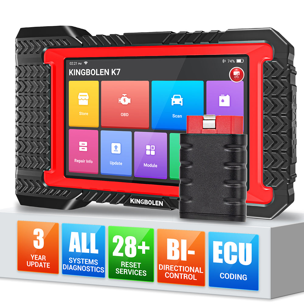 KINGBOLEN K7 Bidirectional 3-Year Update 28+ Reset Service ECU Coding  All System Diagnostic Tool PK THINKSCAN MAX 2